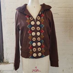Brown Lucky Brand Hoodie